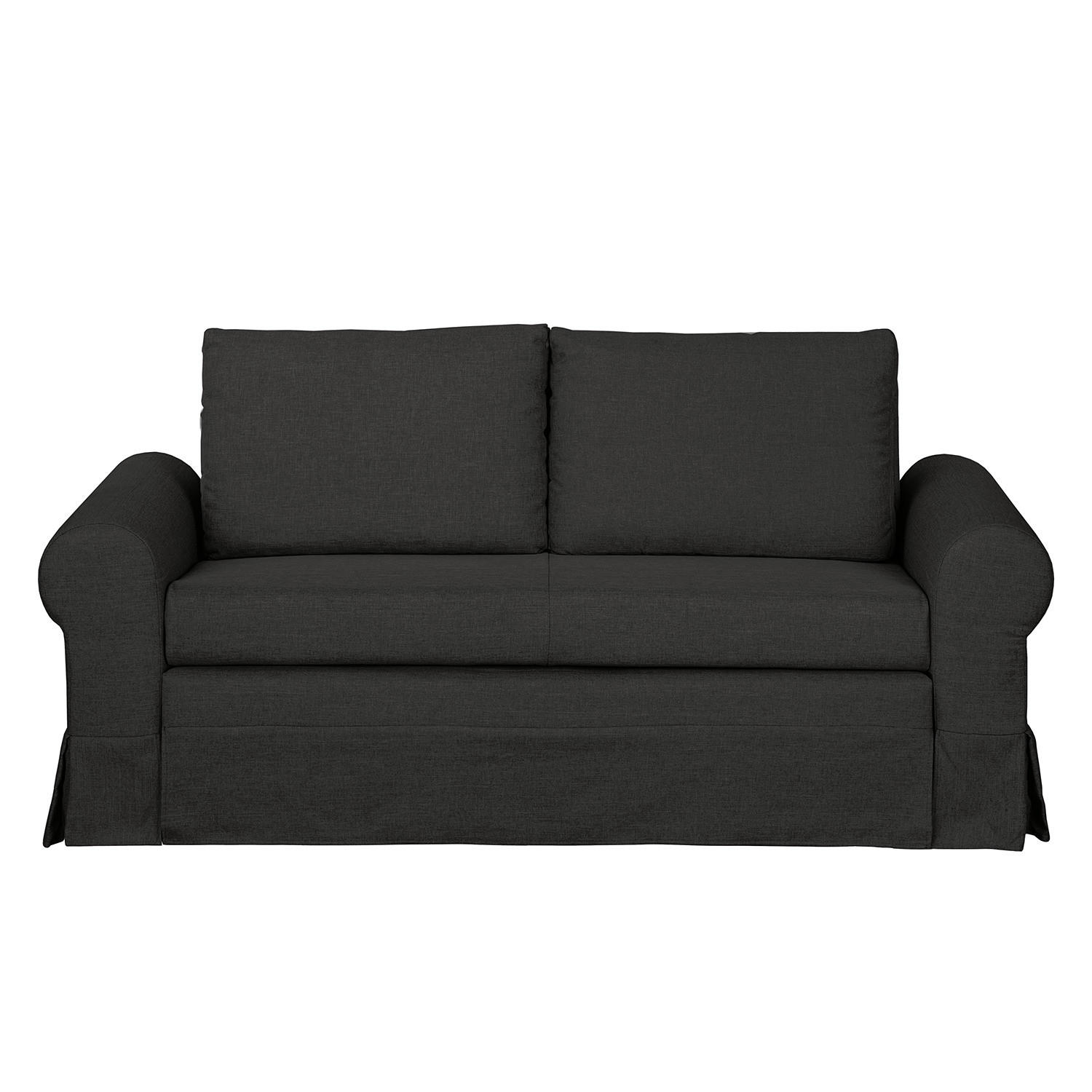SCHLAFSOFA mit Husse - Schwarz, Textil (205/90/90cm) - home24