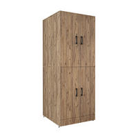 WASCHMASCHINENSCHRANK DORA-I 70cm Breit - Eichefarben, Holzwerkstoff (70/186/74cm)
