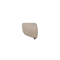 SOFA ELEMENT Hunter Rund Ecken Links Sand/ Beige - Beige, Textil (60/38/100cm) - Zuiver