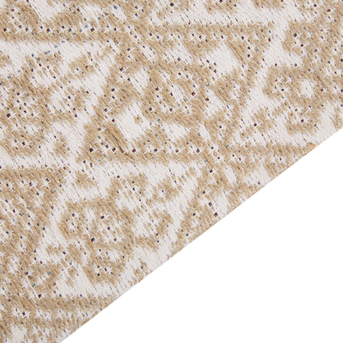 TEPPICH geflochten Atima 230/160 cm - Beige, Naturmaterialien (160/230cm) - Beliani