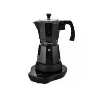 ESPRESSOKOCHER Schwarz 16.2/19.8/27 cm KB7998 - Schwarz, Metall (19.8/27/16.2cm) - Klausberg 