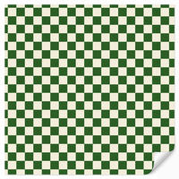 KINDERTAPETE - Schachbrett - Muster - Grün - 280x260 cm - Grün, Papier (280/260cm) - OnlyWow