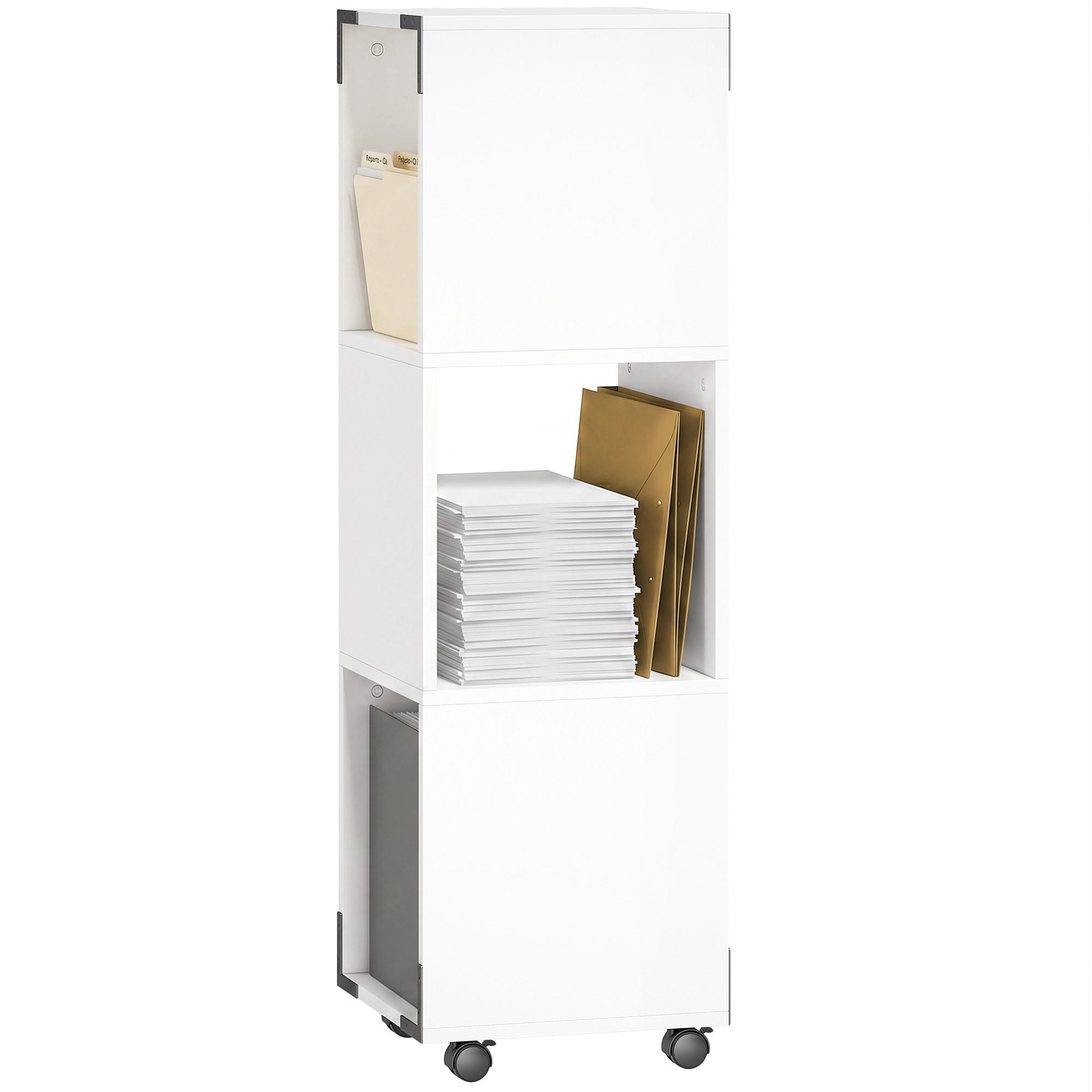 XXXLutz Aktenschrank Weiß 33.5x111x33.5 cm