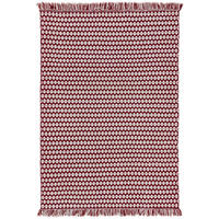 TEPPICH aus recyceltem Material Morty Rot 200x300 cm - Rot, Textil (200/300cm) - benuta Pure