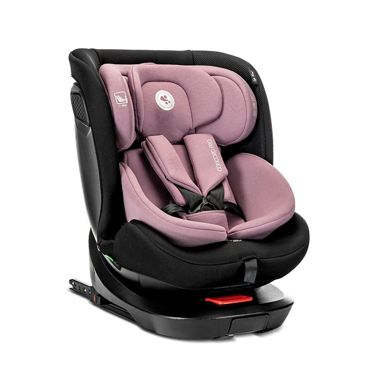 KINDERSITZ Concord Pro 40-150 cm rosa Stützbein Nackenkissen Rückenlehne - Rosa, Kunststoff (46/60/51cm) - Lorelli