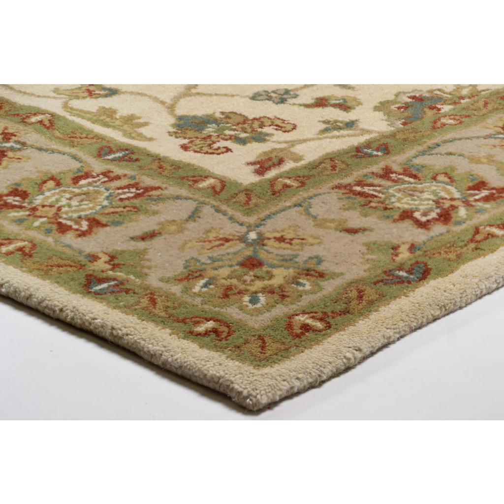Thumbnail - Theko Handtuftteppich, Creme, Textil, Orientalisch, Rechteckig, 160x230 cm, GoodWeave, antistatisch, Teppiche & Böden, T...