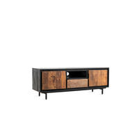 TV Board Anayah Mangoholz 140 cm / 40 cm Natur - Naturfarben, Holz (140/50/40cm) - Villa Möbel