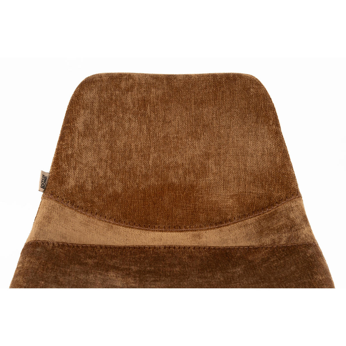 BARHOCKER Franky Rückenlehne 65 cm Cognac - 2 er Set - Cognac, Kunststoff (45/91/52cm) - Dutchbone