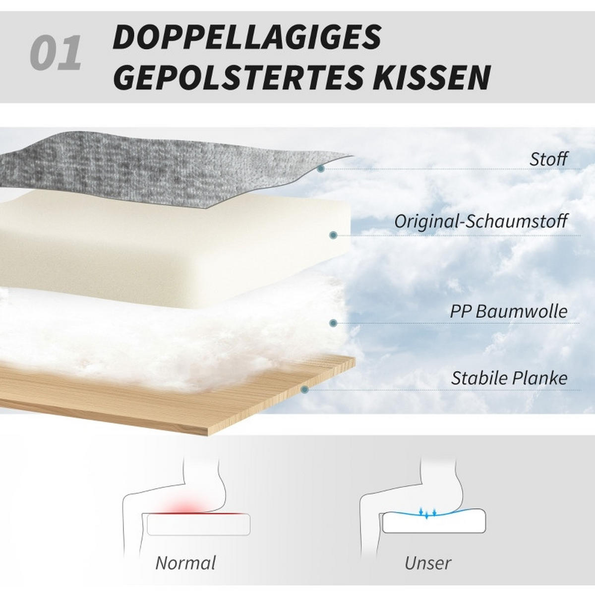 DREHSTUHL 63,5/81/96-102 cm grau aus Polyester drehbar - Grau, Kunststoff (63.5/102/81cm) - OKWISH