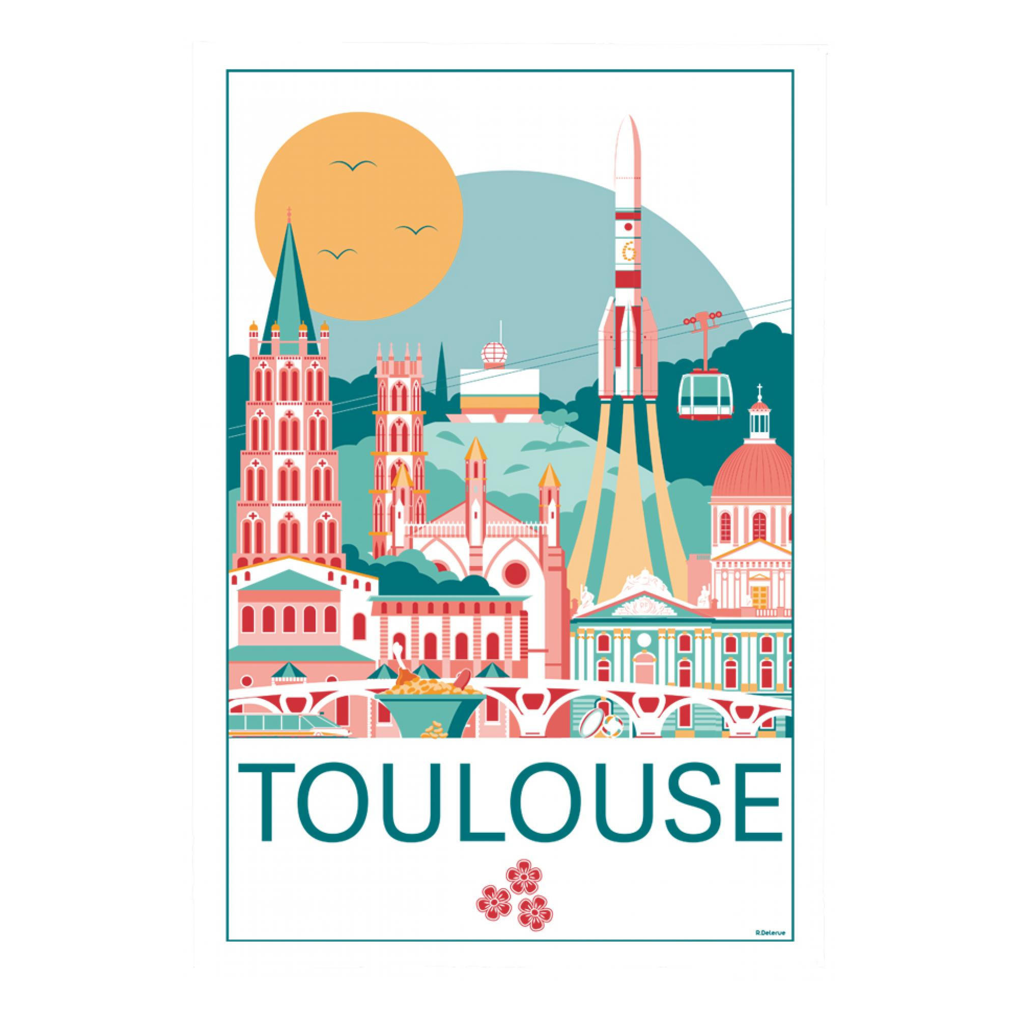 KÜCHENTUCH Toulouse ekrü 48 x 72 cm - Weiß, Textil (48/72cm) - Winkler