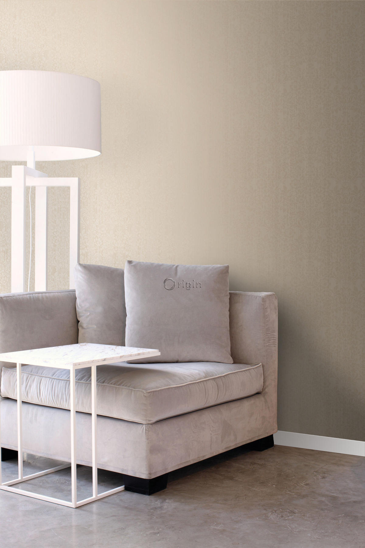 TAPETE Ornamente 53 cm x 10.05 m - Grau, Papier (53/1000cm) - Origin Wallcoverings