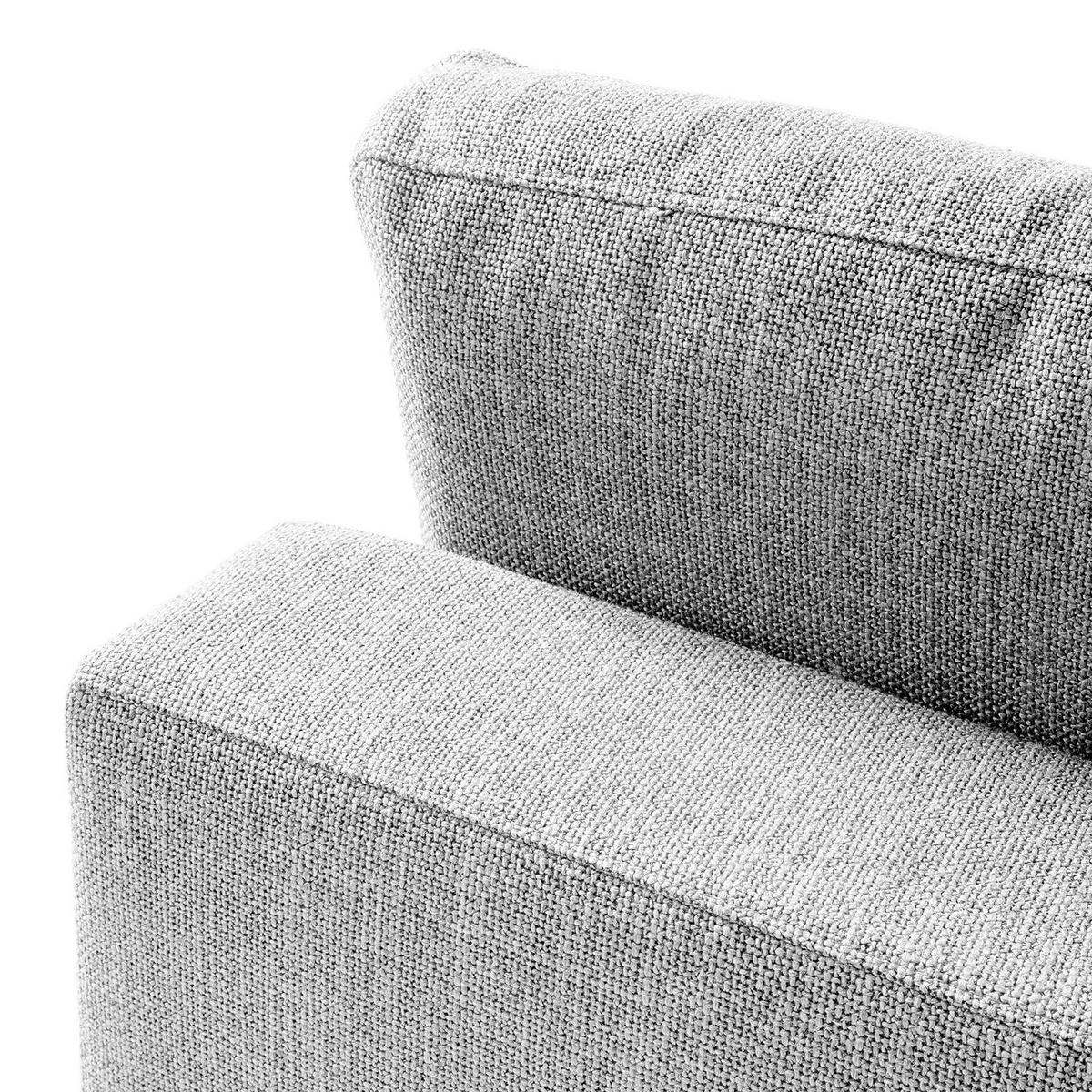 MODULECKE - Hellgrau, Textil (112/80/112cm) - home24