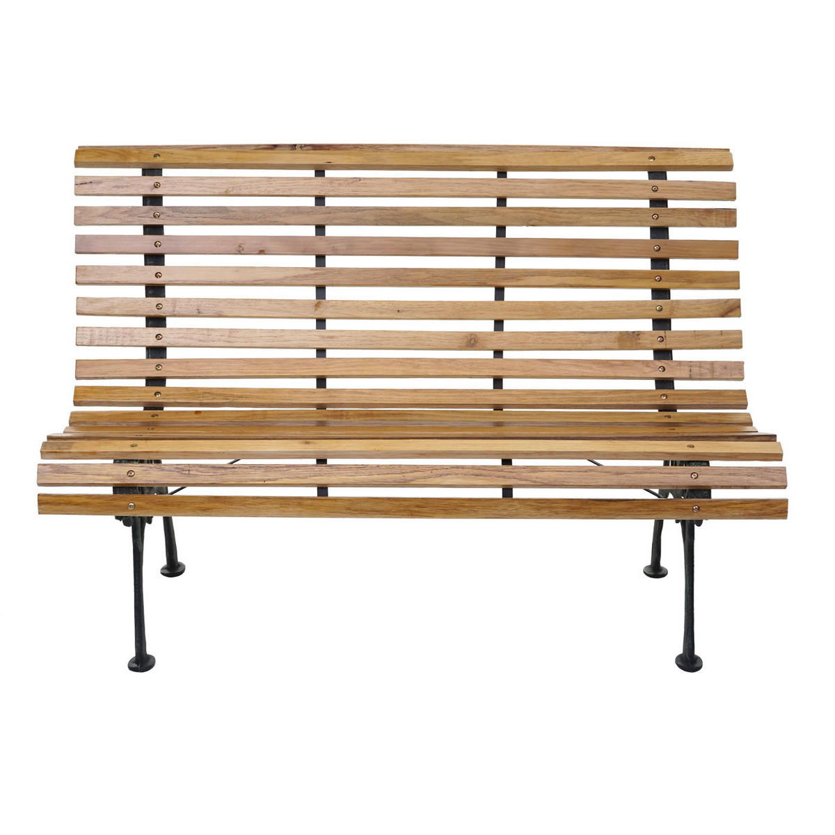 GARTENBANK 80x122x70cm 2-Sitzer Hellbraun - Hellbraun, Holz (122/80/70cm) - PROREGAL