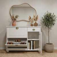 SCHUHSCHRANK COLMAR - Weiß, Holz (106/85/32cm) - IDIMEX