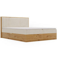 BOXBETT Forest 140x200 Beige - Beige, Holz/Textil (140/200cm) - Graingold