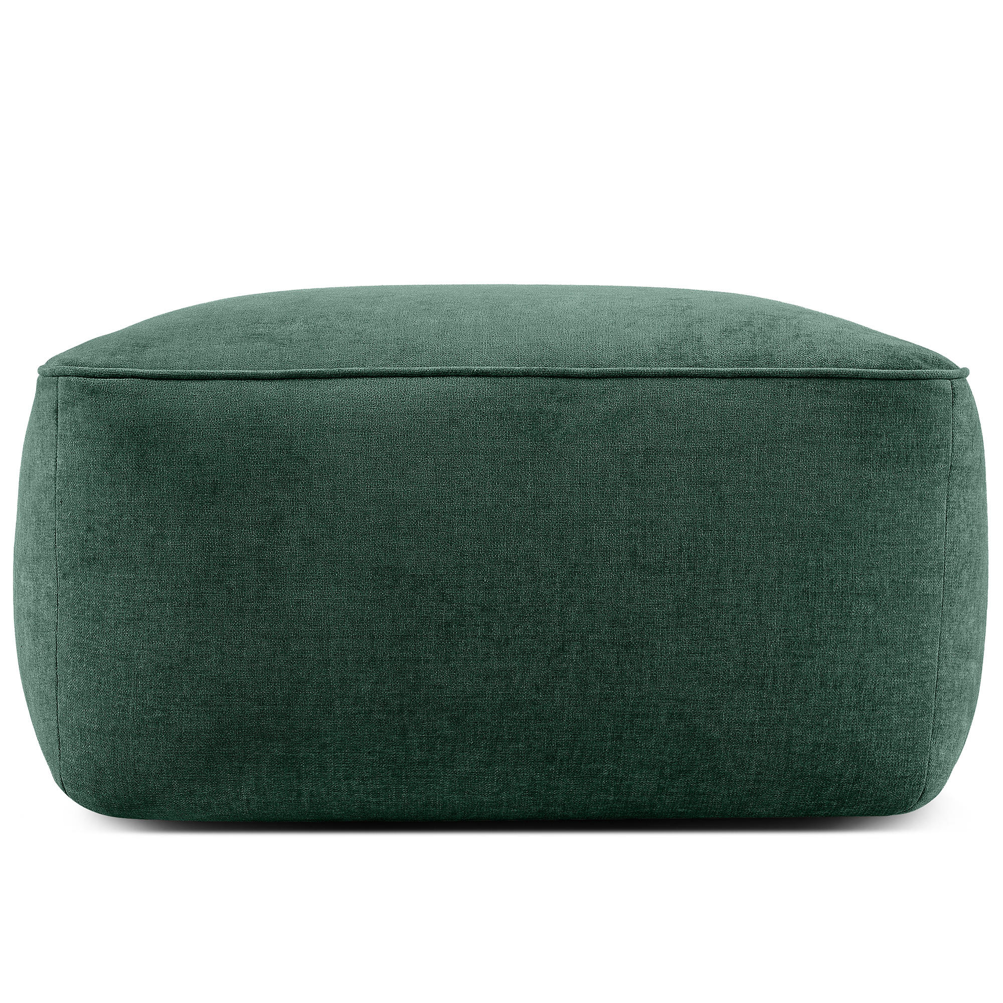 SITZHOCKER FUBBO, Dunkelgrün - Dunkelgrün, Holz/Holzwerkstoff (80/44/80cm) - KONSIMO®