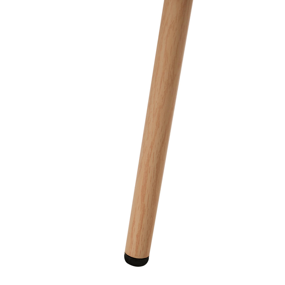 BARHOCKER 4er-Set Hellbraun Venlo - Hellbraun/Weiß, Kunststoff (43/84/44cm) - Beliani