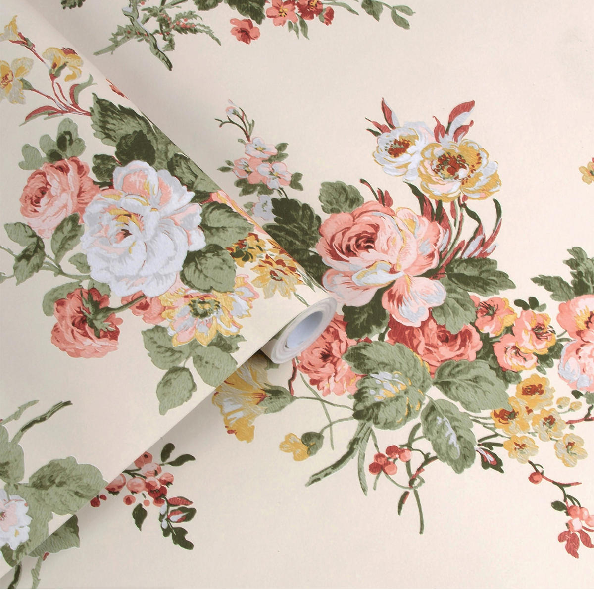 VLIESTAPETE Rosemore - Multicolor, Papier/Kunststoff (52/1000cm) - LAURA ASHLEY