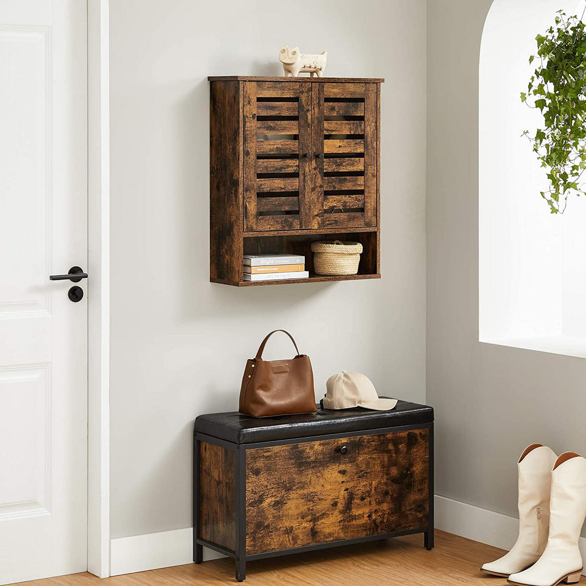 HÄNGESCHRANK - Braun, Holzwerkstoff (20/70/60cm) - Hansiro