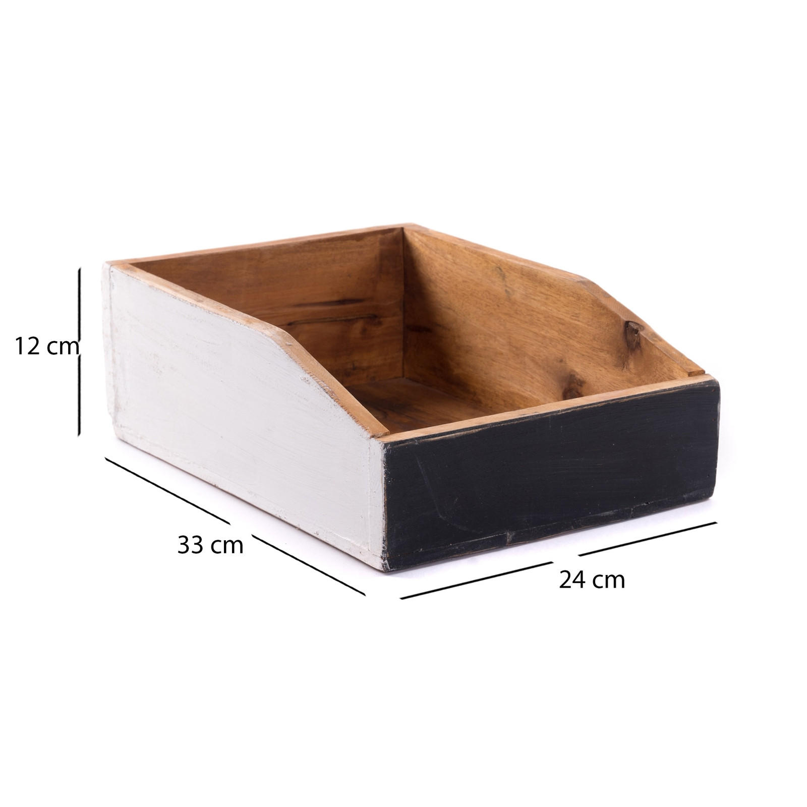 Thumbnail - Design Delights Dokumentenablage, Weiß, Holz, 24x12x33 cm, Arbeitszimmer, Schreibtische