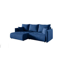ECKSOFA Canio - Blau, Holzwerkstoff/Textil (221/153cm) - Fun Möbel