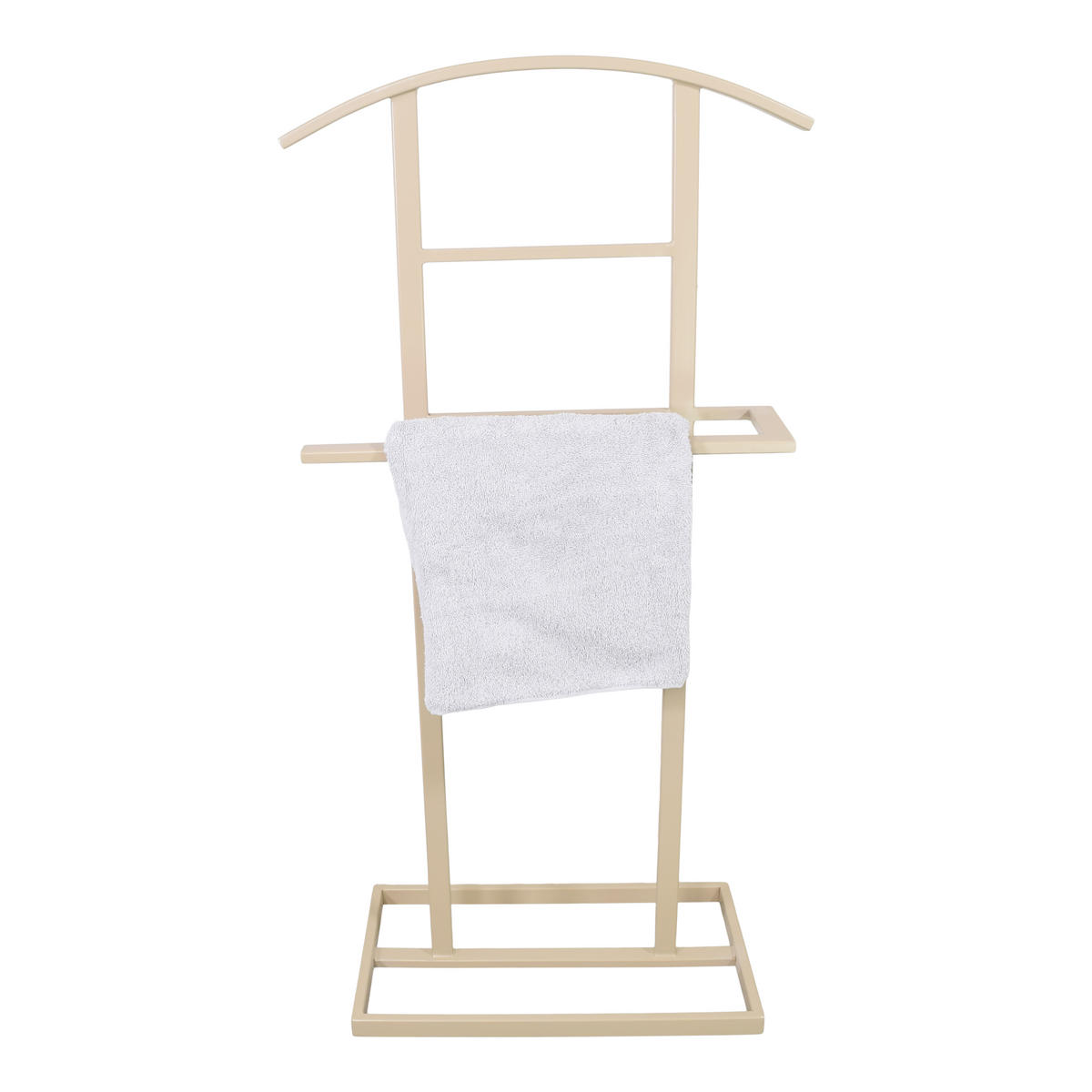 KLEIDERSTÄNDER Olivier Beige - Beige, Metall (45/100/26cm) - LOFT42