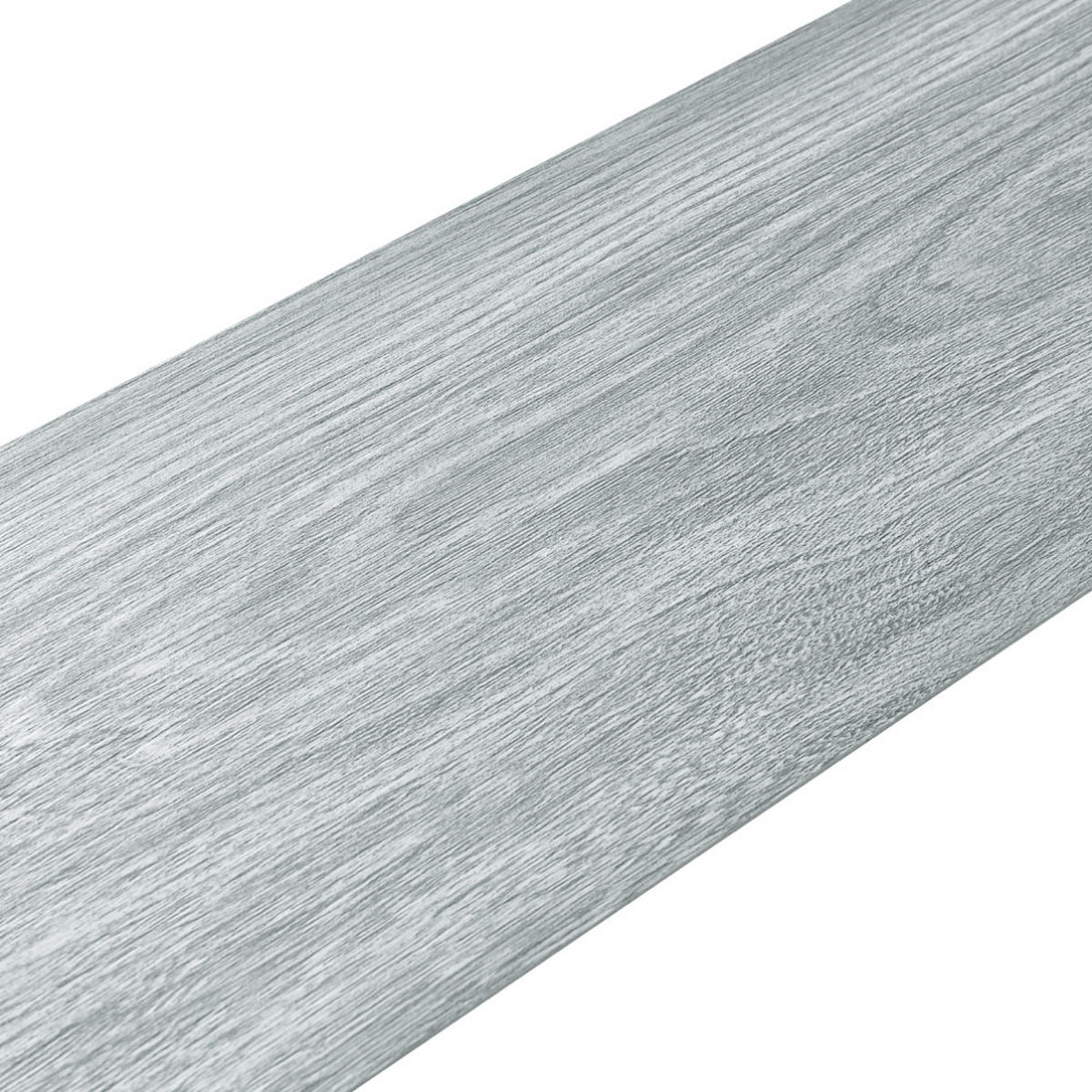 VINYLBODEN 5m²/36-TLG. selbstklebend PVC - Hellgrau, Kunststoff (0.2/91.5/15.2cm) - Livingandhome
