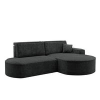 ECKSOFA Modena Pro - Komfort Und Stil stoff Arena Graphit Rechts - Graphitfarben, Holz (278/179cm) - Kaiser Möbel