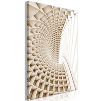 KUNSTDRUCK Beige 40/60 cm - Beige/Braun, Textil (40/60cm) - KUNSTLOFT