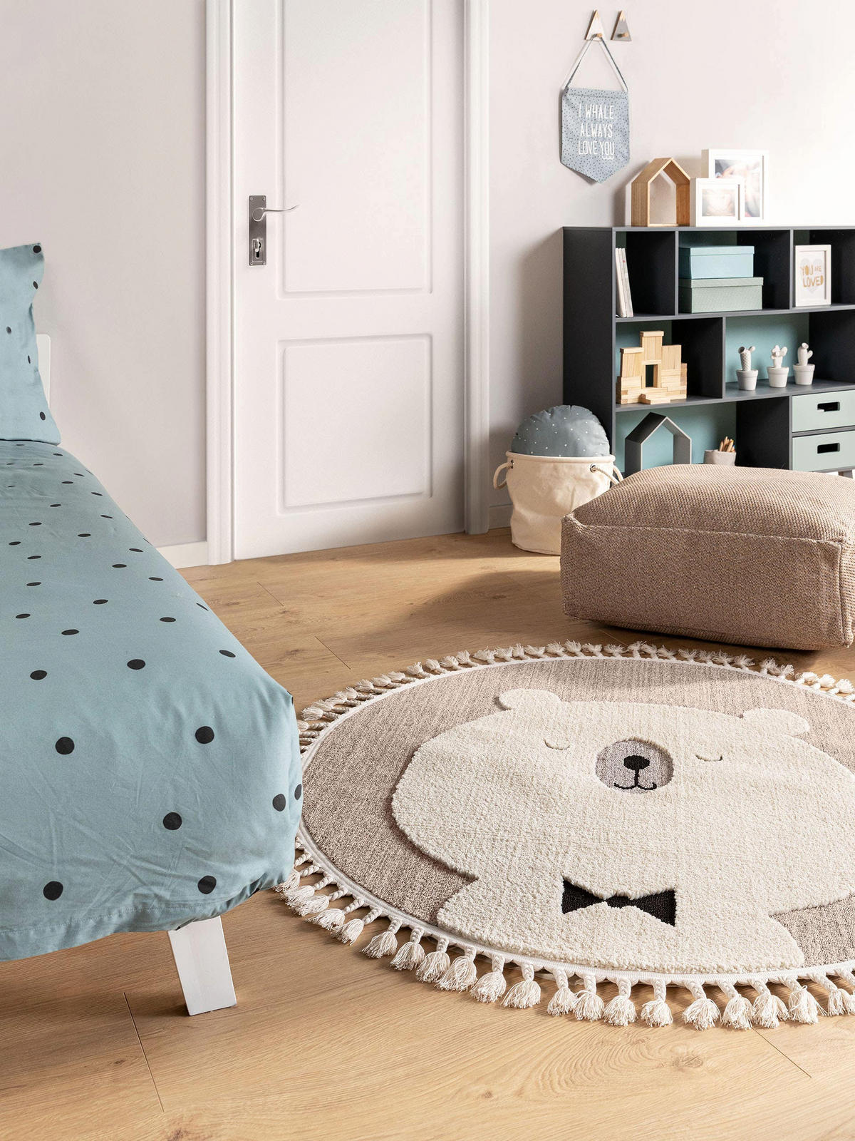 KINDERTEPPICH Momo Beige ø 120 cm rund - Beige, Textil (120/120cm) - Lytte