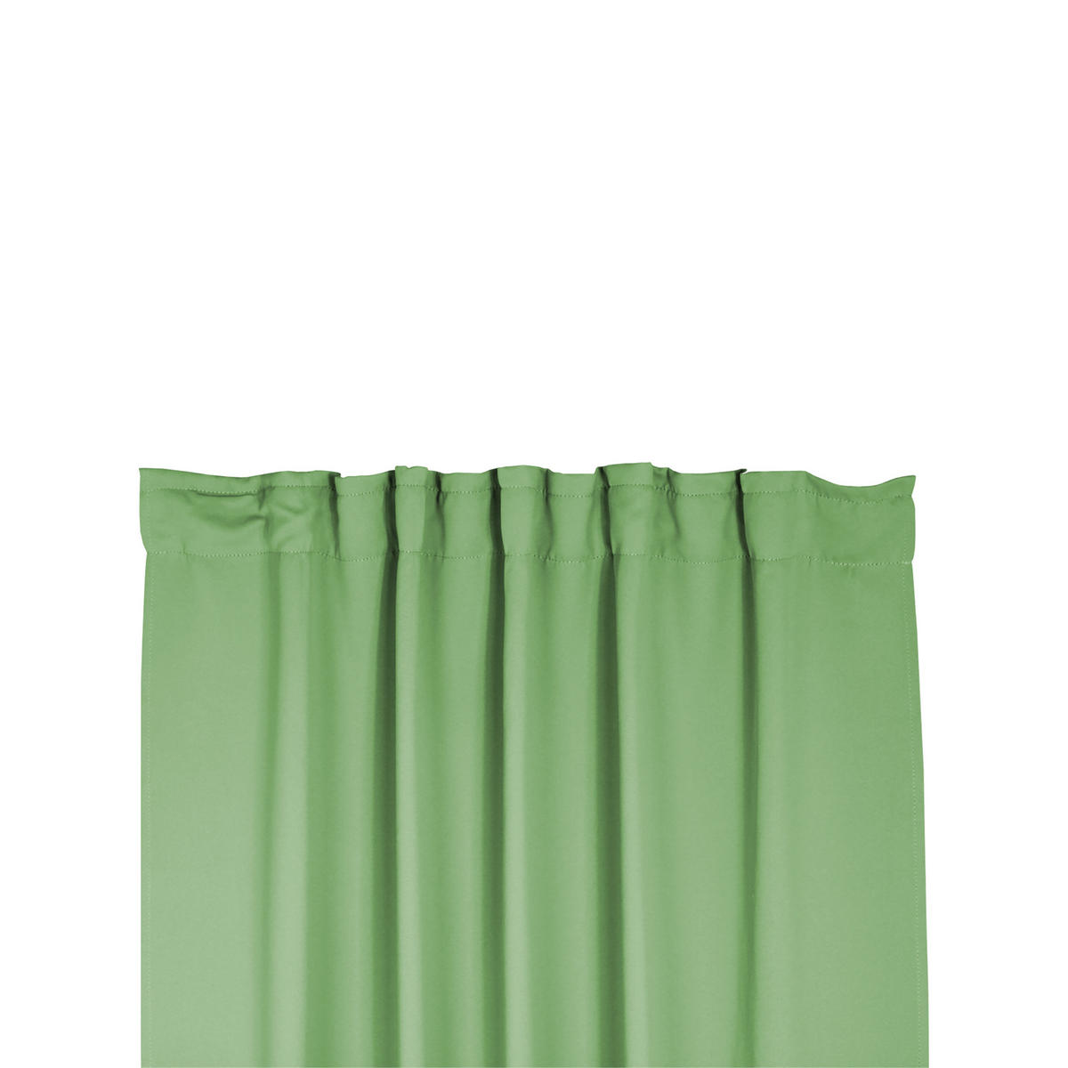 VERDUNKELUNGSVORHANG Kräuselband 140/245 cm Grün - Grün, Textil (140/245cm) - TiborTex