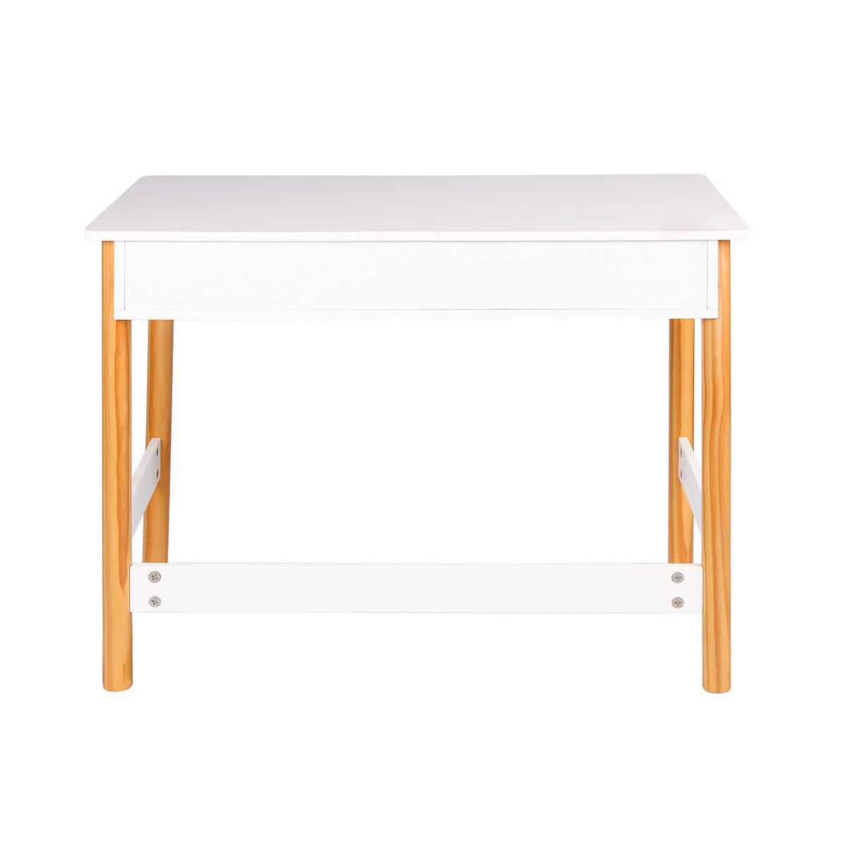 KINDERSCHREIBTISCH Weiß Lila 80/45/60 - Weiß, Holz (80/60/45cm) - Mobili Rebecca