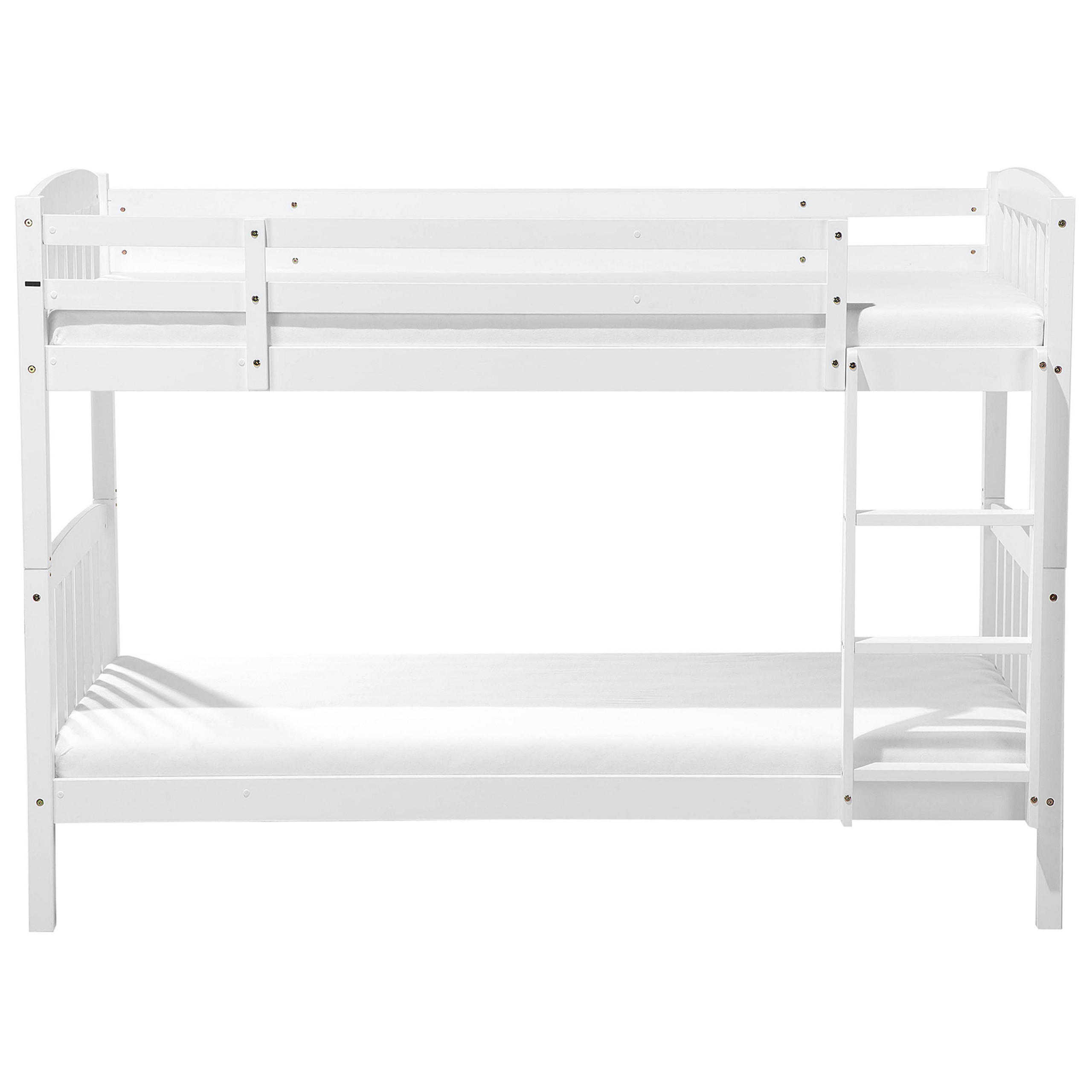 HOCHBETT Weiß 90-200 cm Revin - Weiß, Holz (90/200cm) - Beliani