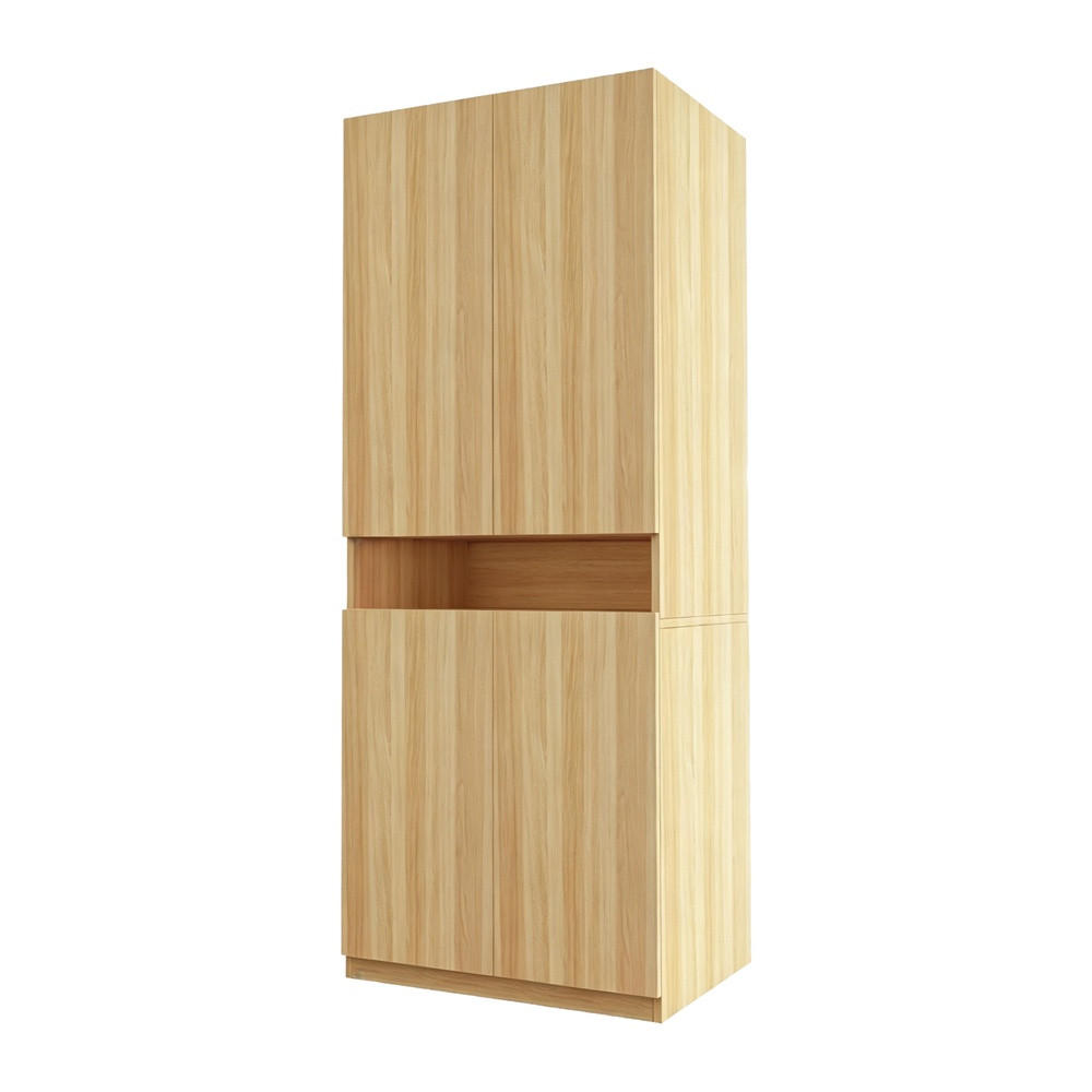 Delfa Kleiderschrank Natur 70x180x55 cm