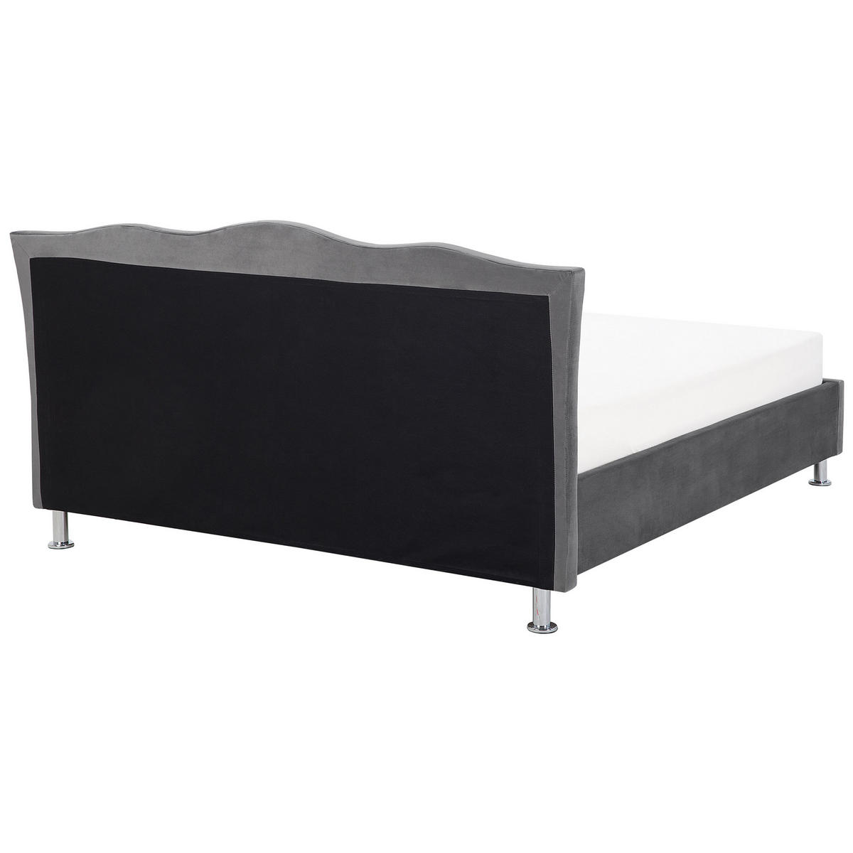 BETT 180/200 cm Dunkelgrau Metz - Dunkelgrau, Textil (180/200cm) - Beliani