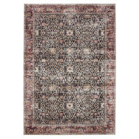 VINTAGE-TEPPICH George waschbar 60x120 cm - Rot/Multicolor, Kunststoff (60/120cm) - benuta