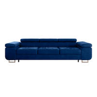 SCHLAFSOFA Wilson 3 Sitzplätze Blau - Blau, Holzwerkstoff (275/69/100cm) - Petits-meubles