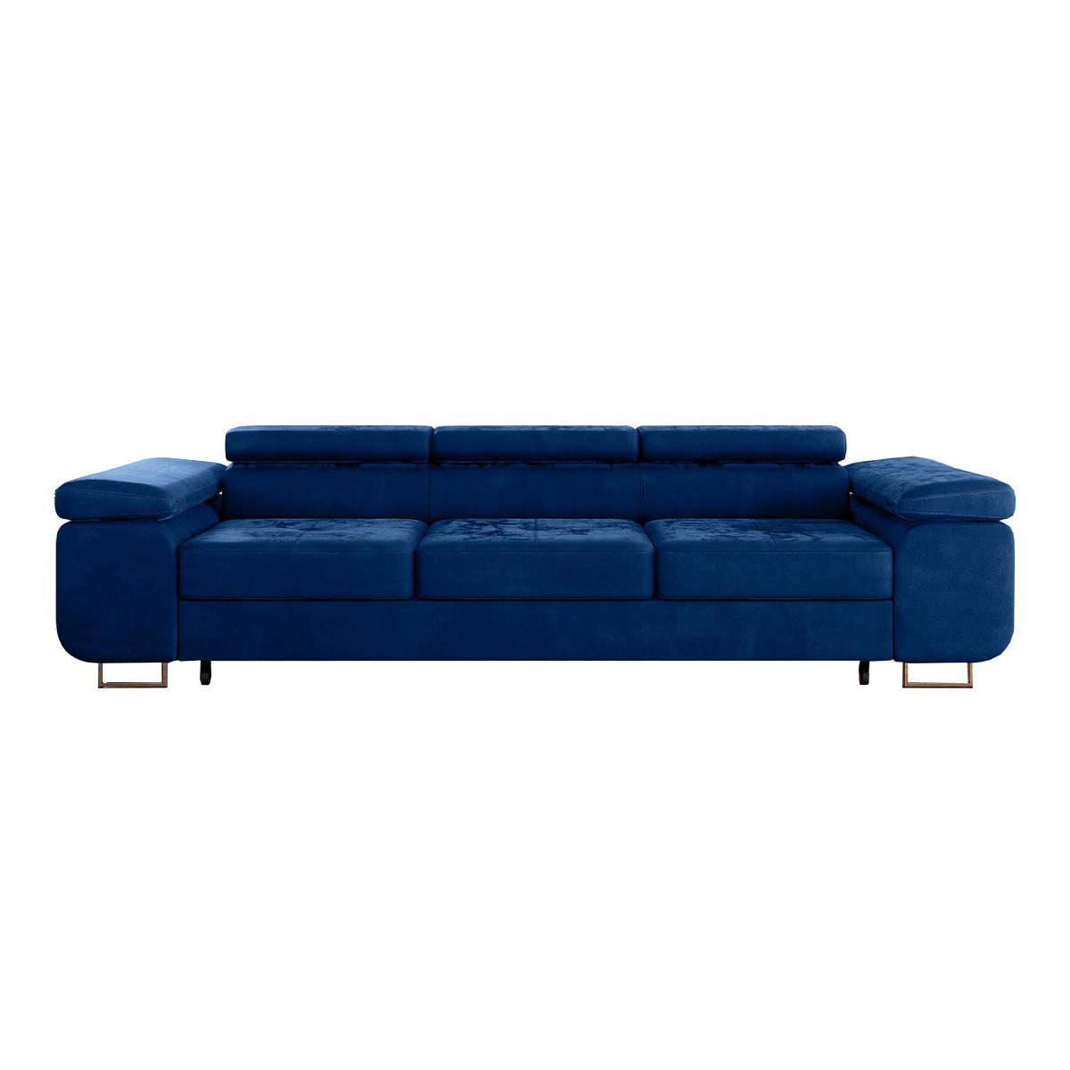 SCHLAFSOFA Wilson 3 Sitzplätze Blau - Blau, Holzwerkstoff (275/69/100cm) - Petits-meubles