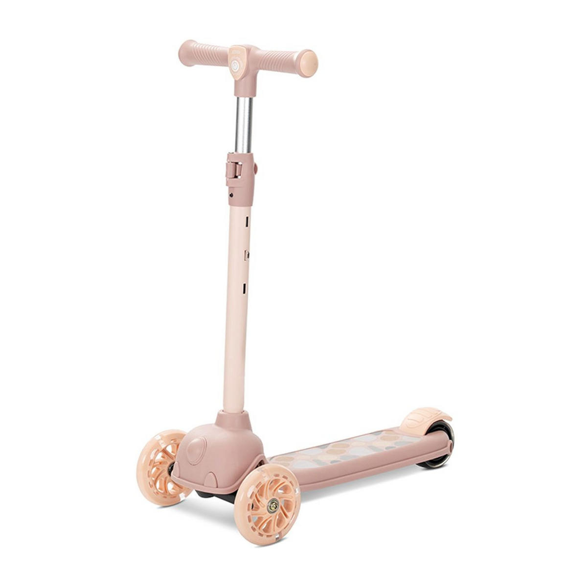 KINDERROLLER Jetster PU-Rollen beige ABEC-9 Lenker abnehmbar höhenverstellbar - Beige, Kunststoff (54/27/77cm) - Lorelli