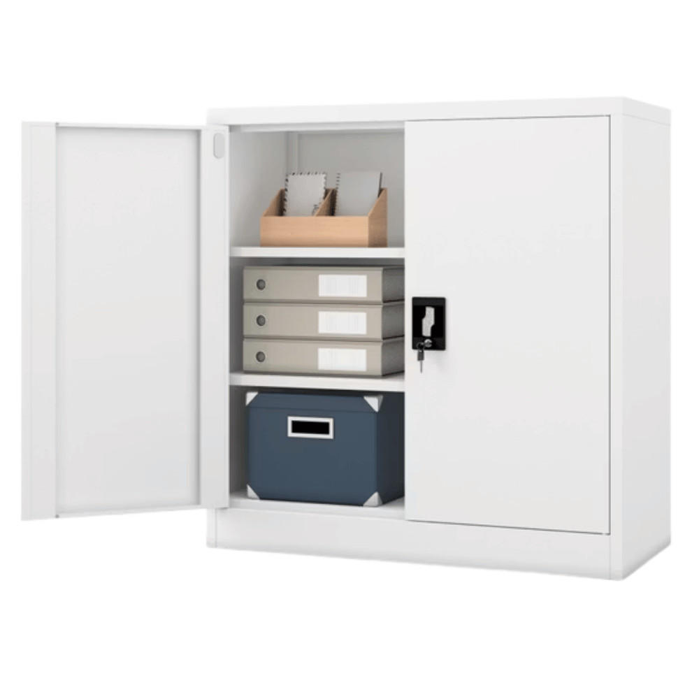 Jan Nowak Aktenschrank Weiß 90x93x40 cm