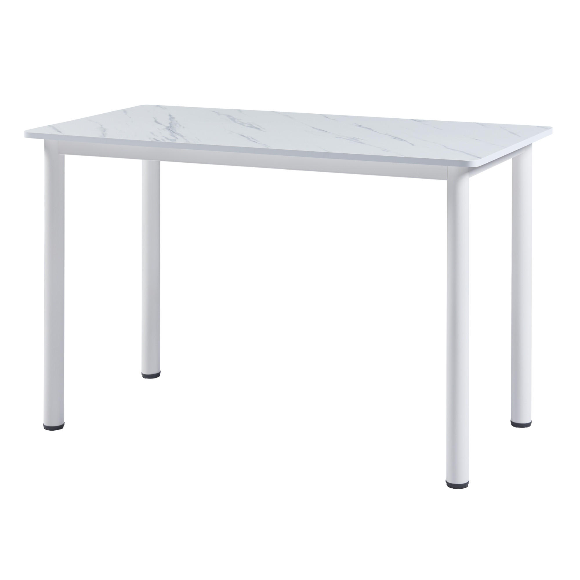 ESSTISCH Tammela - Creme/Weiß, Holzwerkstoff/Metall (120/60/75cm) - [en.casa]