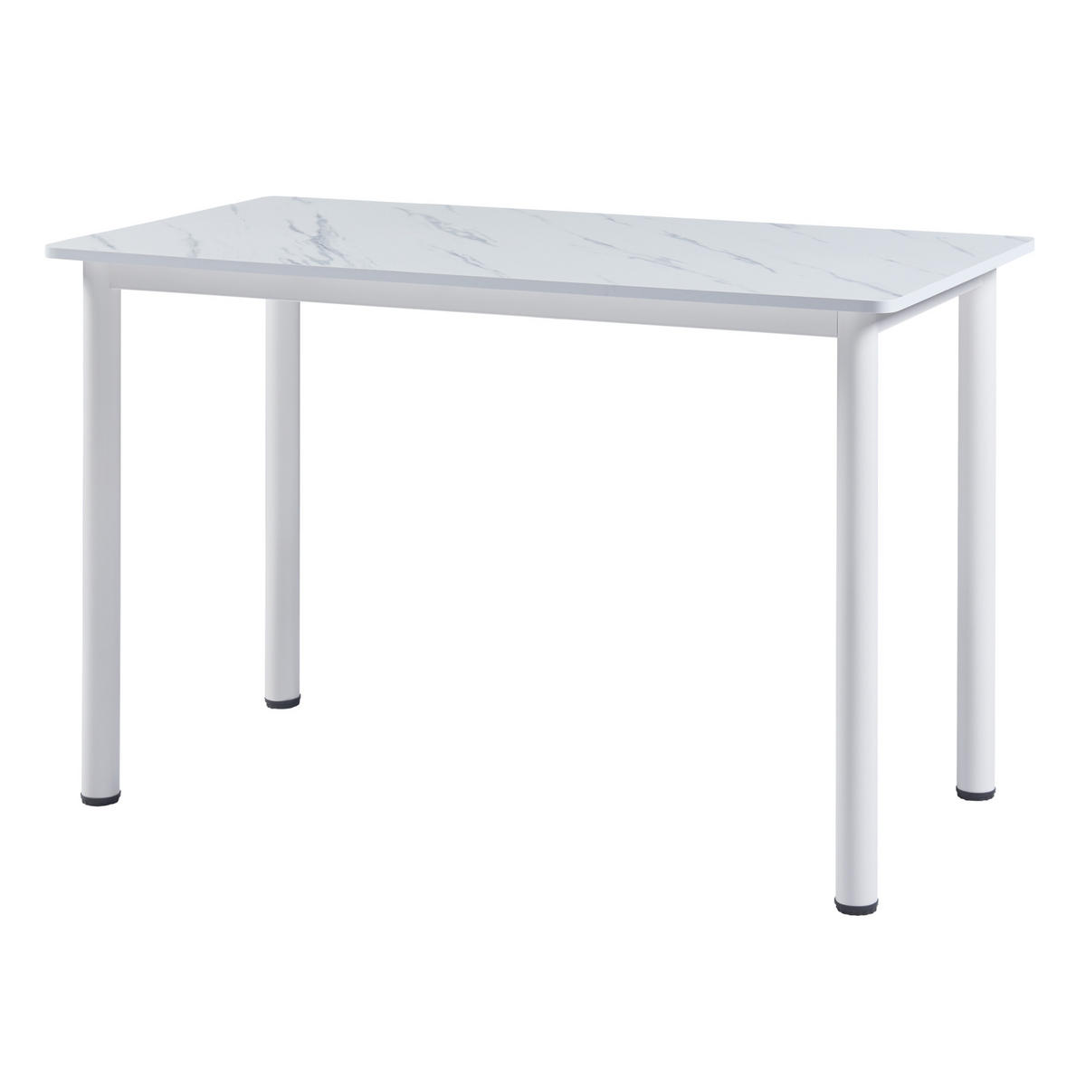 ESSTISCH Tammela - Creme/Weiß, Holzwerkstoff/Metall (120/60/75cm) - [en.casa]