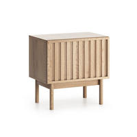 NACHTTISCH Santarco Eiche Cremona 53/53/37 cm - Eichefarben, Holz/Holzwerkstoff (53/53/37cm) - AX Living