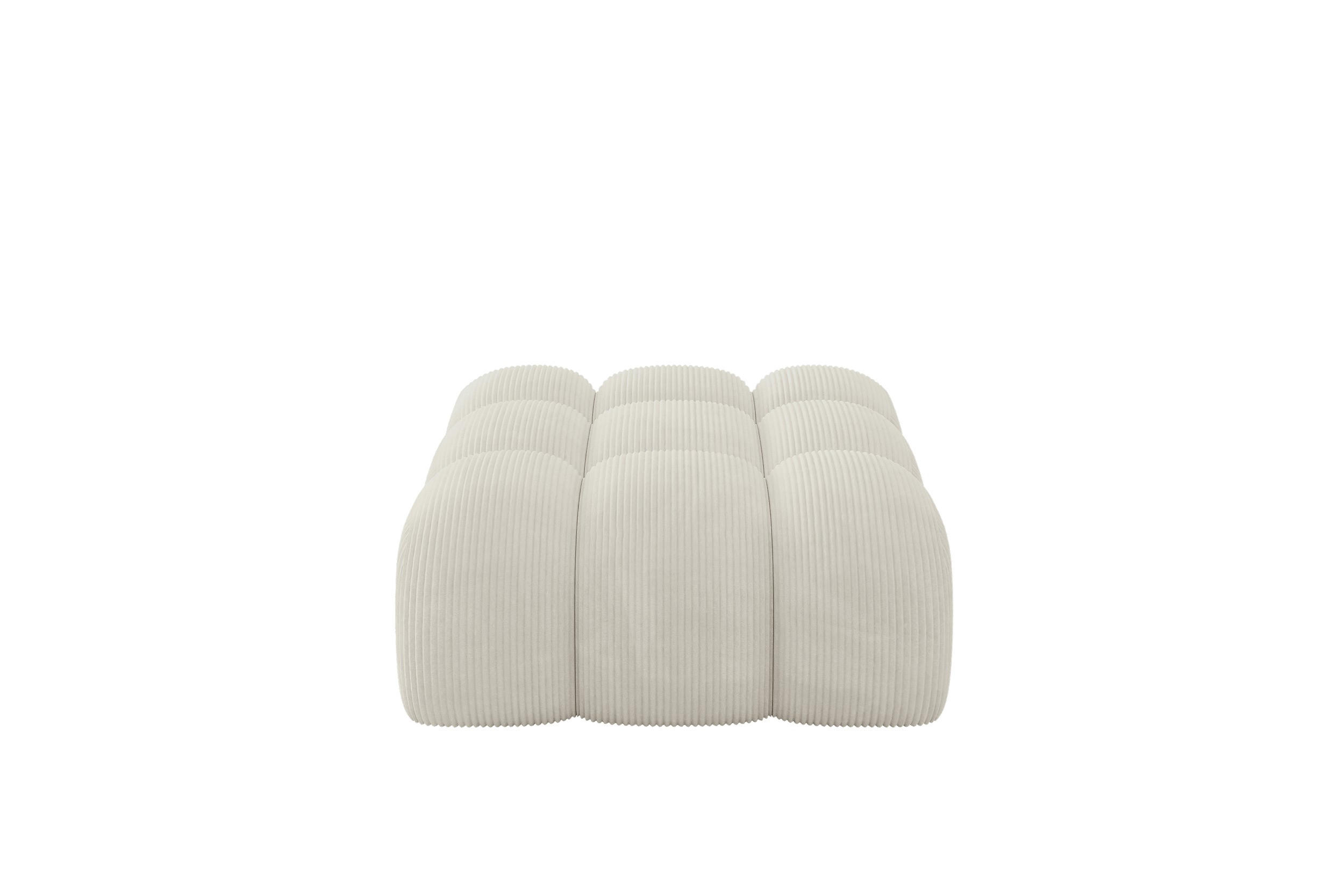 ALTDECOR TABURET OLEA-PUF 91x87x44 cm Krémová Manšestr