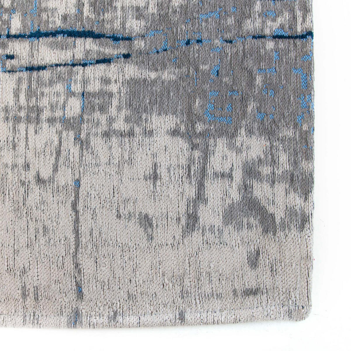 TEPPICH Bronx Azurite Mad Men 200/280 cm - Blau, Textil (200/280cm) - Louis De Poortere