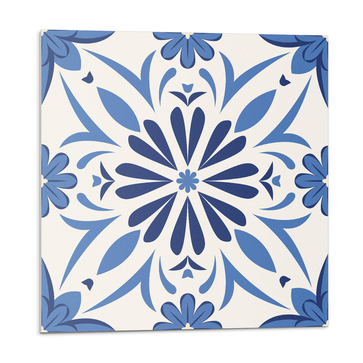 Wallfluent Wandpaneel Pastellblau 30x1.6x30 cm