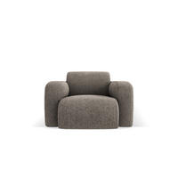 SESSEL Molino aus Chenille-Stoff grau - Grau, Textil (95/72/105cm) - Micadoni