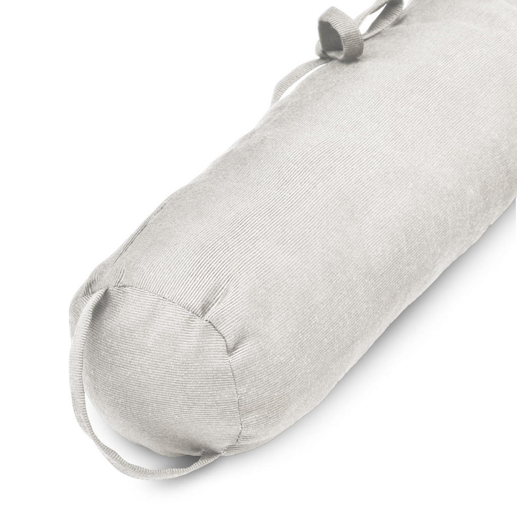 Thumbnail - Beautissu Zugluftstopper, Hellgrau, Textil, Füllung: Baumwollfüllung, Zylindrisch, 10x90 cm, Teppiche & Böden, Teppich-...