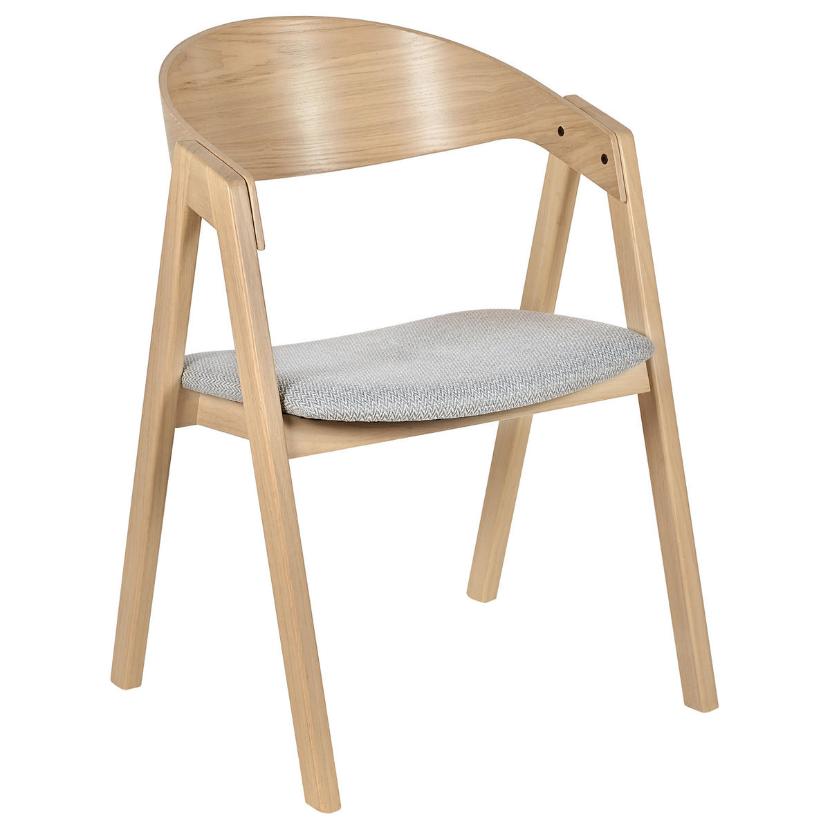JÍDELNÍ ŽIDLE sada 2 ks Dřevěný kompozit Světlejší Odstín dřeva Yuba - světle hnědá, dřevo/textil (56/79/44cm) - Beliani