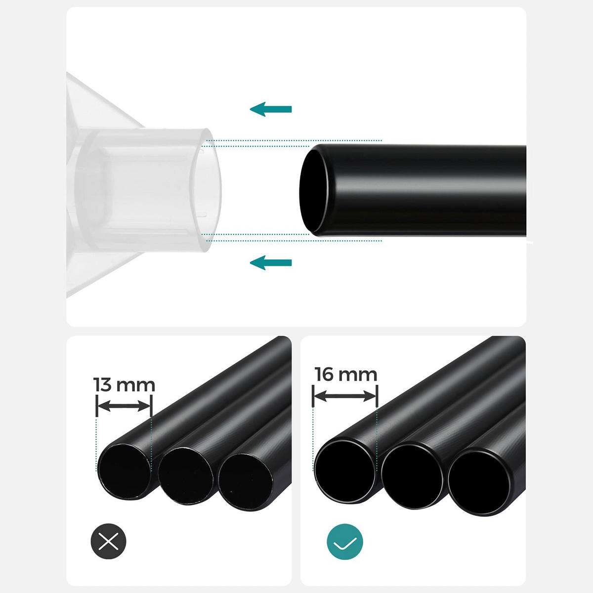 STOFFSCHRANK NOUAKCHOTT - Schwarz, Kunststoff (170/167/45cm) - Hansiro
